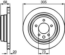 Bosch Disc frana BOSCH 0 986 478 660 (0 986 478 660) - fixbox