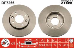 TRW Disc frana TRW DF7266 (DF7266) - fixbox