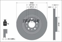 TEXTAR Disc frana TEXTAR 92337803 (92337803) - fixbox