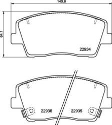 BREMBO Set placute frana BREMBO P 30 119 (P 30 119)
