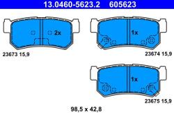ATE Set placute frana ATE 13.0460-5623.2 (13.0460-5623.2)