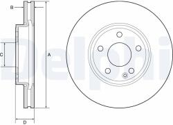 DELPHI Disc frana DELPHI BG4788C (BG4788C) - fixbox
