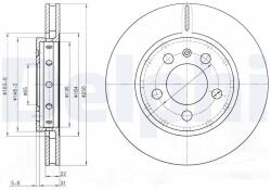 DELPHI Disc frana DELPHI BG3611 (BG3611) - fixbox