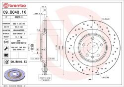 BREMBO Disc frana BREMBO 09. B040.1X (09.B040.1X)