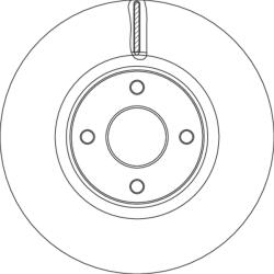 TRW Disc frana TRW DF6761S (DF6761S)
