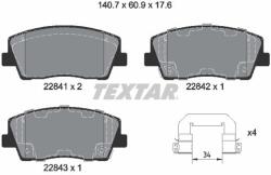 TEXTAR Set placute frana TEXTAR 2284101 (2284101)