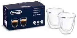 DELONGHI Set 2 pahare DeLonghi Espresso DLSC310 2x90ml Sticla termorezistenta, Transparente (DLSC310) Pahar