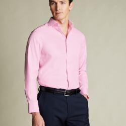 Charles Tyrwhitt Non-Iron Twill Shirt - Pink - Extra Slim fit | 43 | 91 (Standard)