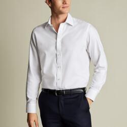 Charles Tyrwhitt Non-Iron Royal Oxford Shirt - White - Slim fit | 43 | 89 (Standard)