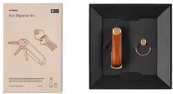 Orbitkey Key Organiser Set + Ring - Cognac