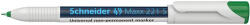 Schneider Alkoholmentes marker, OHP, 0, 4 mm, SCHNEIDER "Maxx 221 S", zöld (112504) - kreativjatek