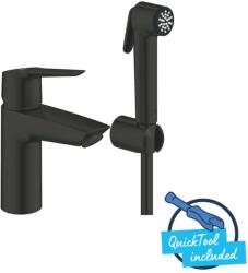 GROHE QuickFix Start - Baterie de lavoar cu duș de bideu, negru mat 231232433 (231232433)