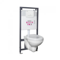  Julia Adriatic White falba építhető WC tartály szett