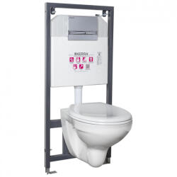  Julia Adriatic Chrome falba építhető WC tartály szett