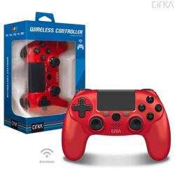 HYPERKIN CIRKA NUFORCE PS4/PC/Mac Kiegészítő Vezeték nélküli kontroller, Piros (M07526-RD)