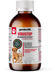  gomba DR. VÍRUSTOP folyékony gombakivonat kutyák és macskák részére 100ml - pegazusallatpatika