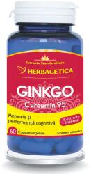 Herbagetica Ginkgo Curcumin 95 60 comprimate