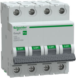 Schneider Electric Schneider Easy9 Pro kismegszakító 4P C 50A (EZ9F57450) (EZ9F57450)