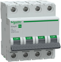 Schneider Electric Schneider Easy9 Pro kismegszakító 4P C 6A (EZ9F57406) (EZ9F57406)
