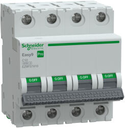 Schneider Electric Schneider Easy9 Pro kismegszakító 4P C 10A (EZ9F57410) (EZ9F57410)