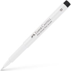Faber-Castell Faber-Castell Pitt Artist Pen filc, Ecset hegy, Fehér (FC167401)