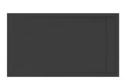 RAVAK Zuhanytálca, Ravak Sandstone Pro szögletes zuhanytálca 140x90 cm, matt fekete XA03M743010 - mozaikkeramia