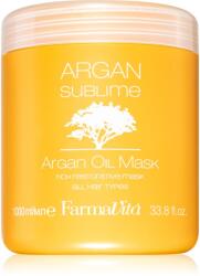 FarmaVita Argan Sublime regeneráló és hidratáló hajmaszk 1000 ml