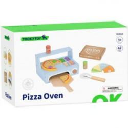 Tooky Toy Pizzasütő szett kiegészítőkkel - 42 db-os (TK991A) - aqua