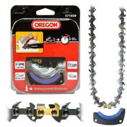 Oregon Lánc 3/8p-1.3mm Powersharp lánc és élezőkő, Oregon CS1500 62 szemes (571039)
