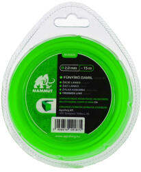 15 méter Damil 2.0mm szögletes 15 méter MAMMUT bliszteres (M20006)