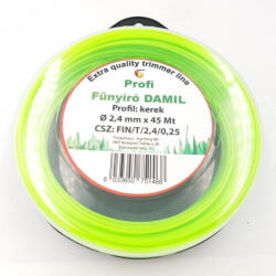Damil 2.4mm kerek 45 méter olasz (FIN-T-2-4-0-25)