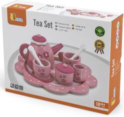 Viga Toys Комплект Viga - Сервиз за чай, розов (44543) - ozone