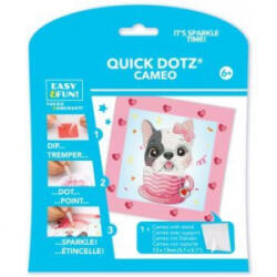 Diamond Dotz : QuickDotz képkészítő készlet, 13 x 13 cm - Lovely kutya (DTZ5.010) (DTZ5.010)