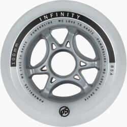 Powerslide Infinity II görkorcsolya kerekek 4 darabos csomag 4 db fehér 905224