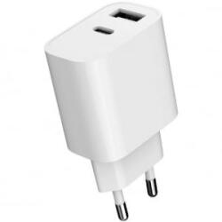 Gembird USB-A, USB-C hálózati töltő fehér 2.4A (TA-UC-2AC12-01)