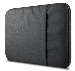 Univerzális Laptop Táska 15-16"-os Sötétszürke Sleeve Zsebes Laptop/Tablet Táska - fizz