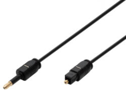 USE Home Toslink-Mini Toslink csatlakozókábel, optikai kábel, 2 méter (51225)