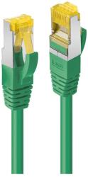 Lindy 47647 S/FTP CAT6a RJ45 Patch Kábel 1 m - Zöld