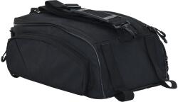 vidaXL Чанта за велосипед Черно 38 x 21 x 16 см Полиестер (42008083)