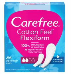 Carefree Cotton Feel Flexiform Higiéniai talpbetét Friss illat 56 db (3574661482187)