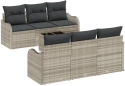 vidaXL Градински Софа Комплект 7 бр. 6-Брой места (3354261)