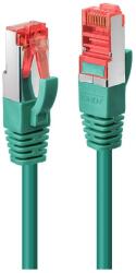 Lindy 47753 S/FTP CAT6 RJ45 Patch Kábel 10 m - Zöld