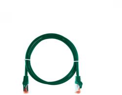 NIKOMAX Essential Series S/FTP Cat6a RJ45 Patch Kábel 15 m - Zöld