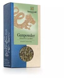 SONNENTOR BIO Gunpowder kínai zöld tea 100 g krémes keksz
