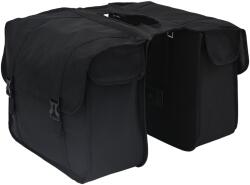 vidaXL Чанта за велосипед Черно 40 x 18, 5 x 35 см Полиестер (42008100)