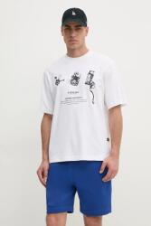 G-Star tricou din bumbac bărbați, culoarea alb, cu imprimeu, D25978-C336 PPYA-TSM1LP_00X (D25978.C336)