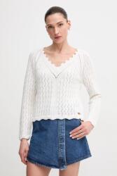Pepe Jeans pulover de bumbac OLYA SWEATER femei, culoarea bej, light, PL702288 PPYA-SWD0ED_01X (PL702288)
