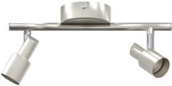 vidaXL Таванен спот с прожектори Никел 25, 5 x 8 x 11 см Стомана (4108207)