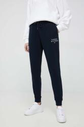 Tommy Hilfiger pantaloni de trening culoarea bleumarin, cu imprimeu UW0UW04522 PPYX-SPD0UD_59X (UW0UW04522.PPYX)