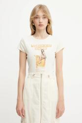 Guess tricou culoarea bej, W5GI48 K49A1 PPYA-TSD1DS_08X (W5GI48.K49A1)